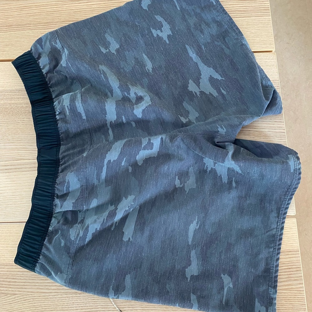 Vuori Blue Camo Athletic Shorts - Picture 3 of 5